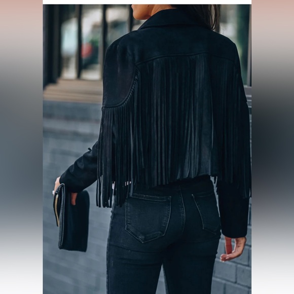 VICI Walford Cropped Fringe Jacket - Picture 5 of 8